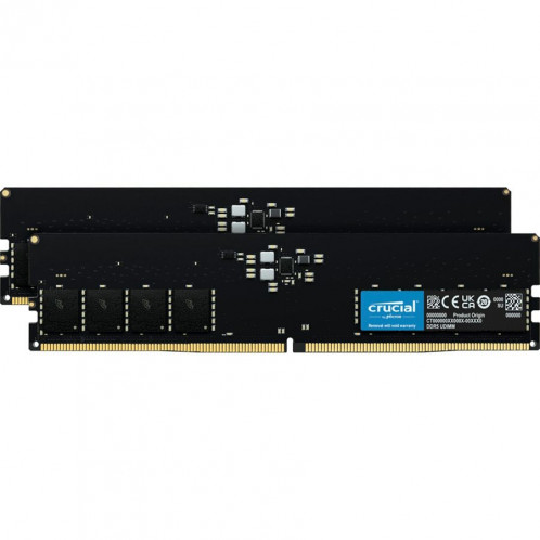 Crucial DDR5-4800 Kit 64GB 2x32GB UDIMM CL40 (16Gbit) 687710-31