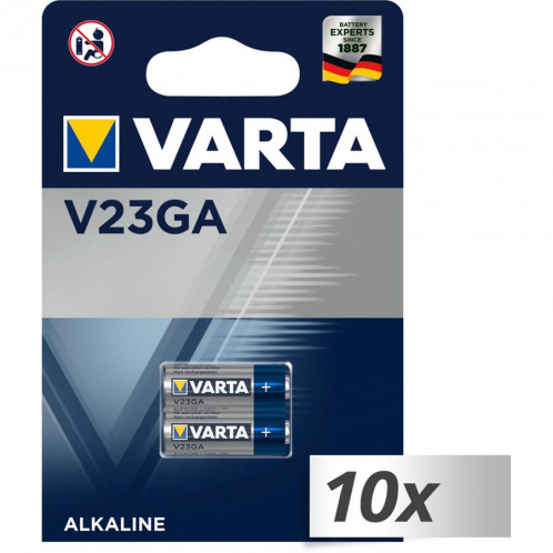 10x2 Varta electronic V 23 GA Car Alarm 12V 299098-32