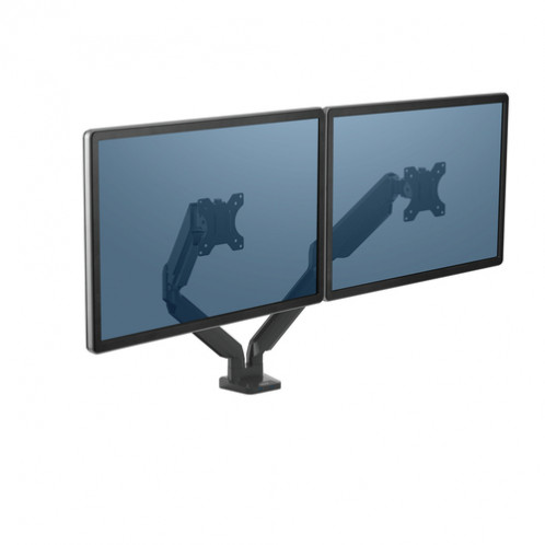 Fellowes Platinum Series Bras double pour moniteur, noir 330402-37