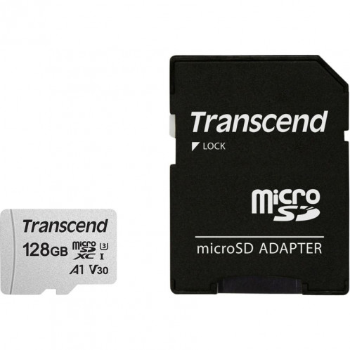 Transcend microSDXC 300S-A 128GB Class 10 UHS-I U3 V30 A1 426036-32
