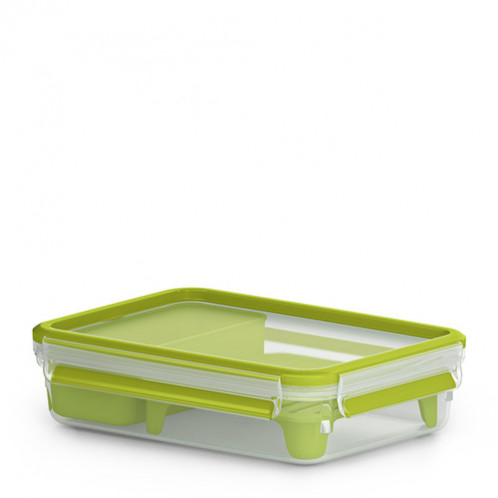 Emsa Clip&Go Brunchbox 518099 1,2l Transparent/Vert 487531-36