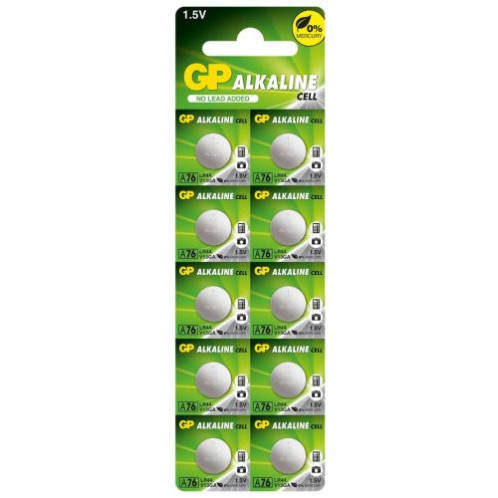 GP Battery (AG13) Alkaline button GPA76/ LR44 A76F-U10 (1pcs ) 1.55V DP078243-31