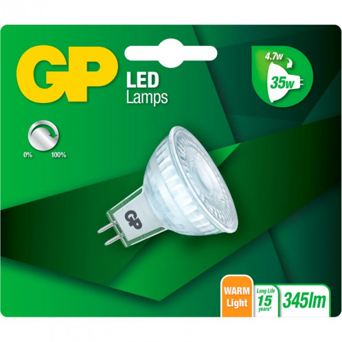 GP Lighting LED GU5.5 MR16 Refl. 4,7W (35W) 345 lm DIM GP 084983 505444-32
