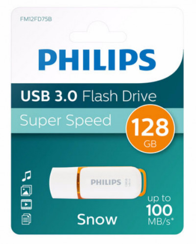 Philips USB 3.0 128GB Snow Edition orange 513193-34