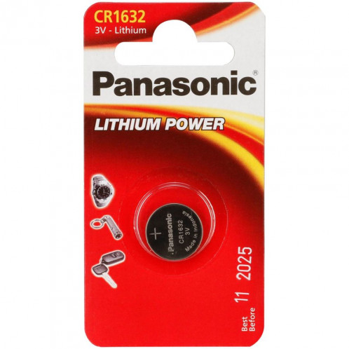 1 Panasonic CR 1632 Lithium Power 168366-31