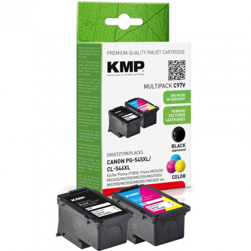 KMP C97V Multipack BK/Color Compat.av.Canon PG-545/CL-546 XL 586287-33