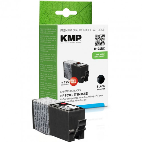 KMP H176BX noir compatible av. HP T6M15AE 903XXL 460959-33