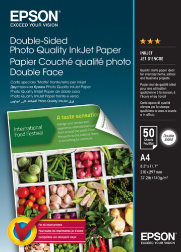 Epson Double-face Photo Quality Inkjet Paper A 4, 50 f. 140 g 353565-33