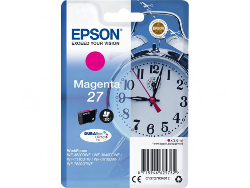 Epson encre Magenta 27 pour imprimante WorkForce ENCEPS0388-31