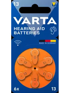 1x6 Varta pour appareil auditif 24606101416 824546-31