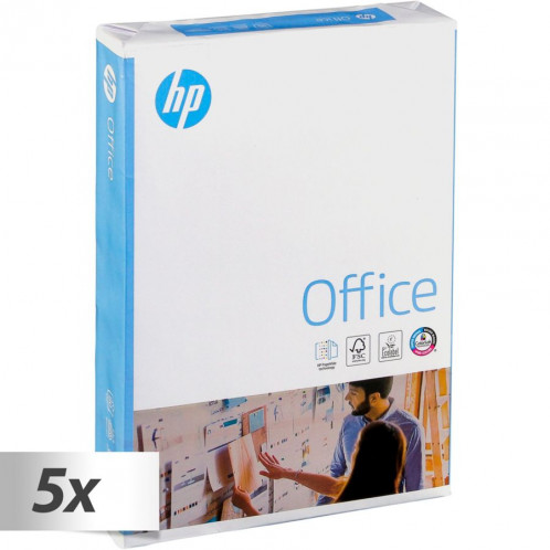 5x 500 feuilles HP Office blanc A4, 80g, CHP 110 (carton) 368636-32