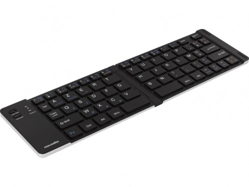 Novodio Travel Keyboard Clavier AZERTY Bluetooth pliable iOS, Android, Mac, PC PENNVO0013-34