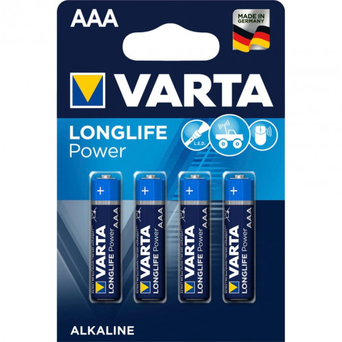 10x4 Varta Longlife Power Micro AAA LR 03 489636-32