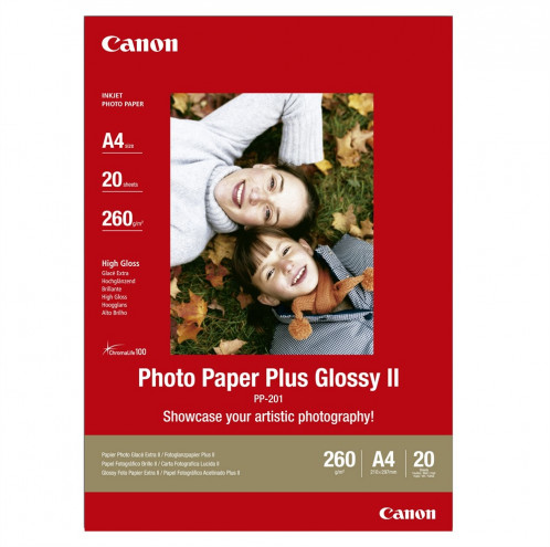 Canon PP-201 A 4 20f. 275 g Papier photo plus Glossy II 222523-32