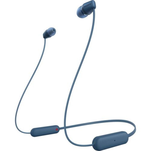 Sony WI-C100 Bluetooth Wireless In-Ear Headphones, BT 5.0, Remote Control, Blue EU DO1990222-31