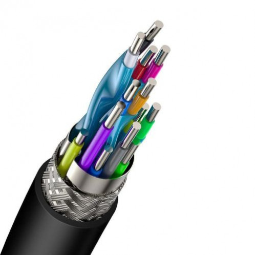 Baseus Video Cable High definition Series HDMI To HDMI 4K 30 Hz, 3D HDR, 18 Gbps, 8 m black (CAKGQ-E01) DA981683-311