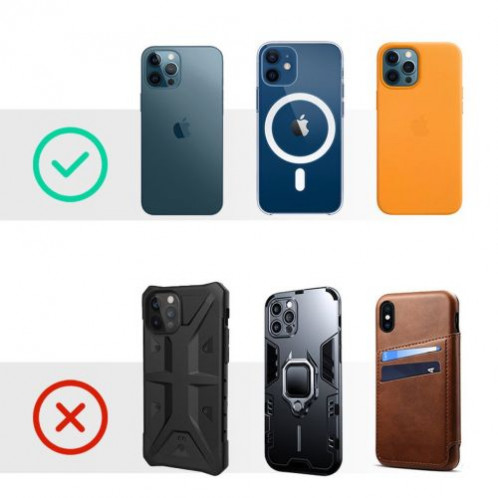 Joyroom Car Mount Wireless Charger MagSafe Clamp Holder (Air Outlet Verison) 4.5-6.7 inch, 15W, Black (JR-ZS240-AIR) DO114261-315