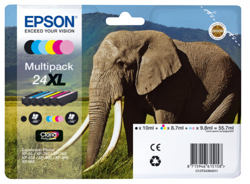 Epson Multipack XL Claria Photo HD BK/C/M/Y/LC/LM T 243 T 2438 170277-33