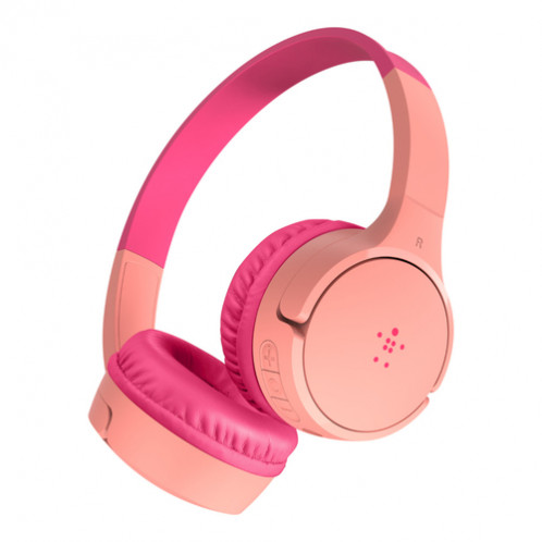 Belkin Soundform Mini-On-Ear Ecouteur enfant, rose AUD002btPK 639060-36