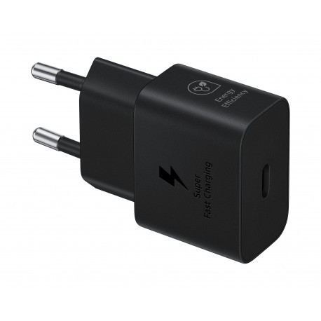 Samsung EP-T2510EBE Adaptateur Secteur USB Type C (25W, Fast Charge, Noir) En vrac 194169-31