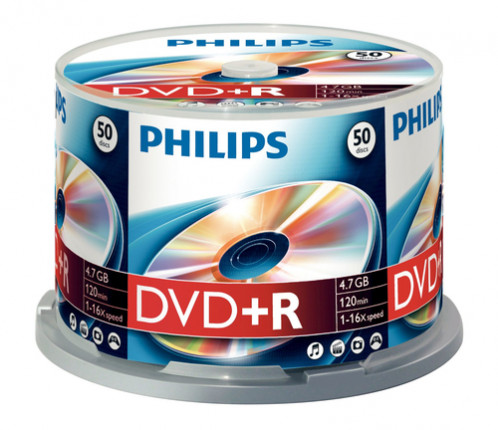 1x50 Philips DVD+R 4,7GB 16x SP 513578-32