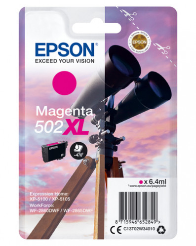 Epson magenta 502 XL T 02W3 369280-33