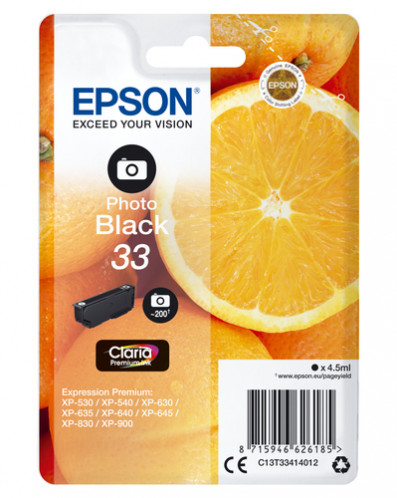 Epson noir Claria Premium 33 T 3341 268123-33