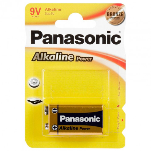 1 Panasonic Alkaline Power 9V-Block 251930-31
