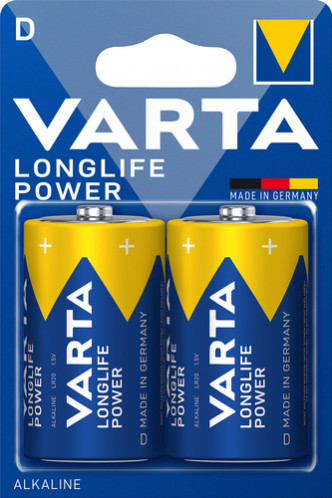 1x2 Varta Longlife Power Mono D LR 20 837968-33