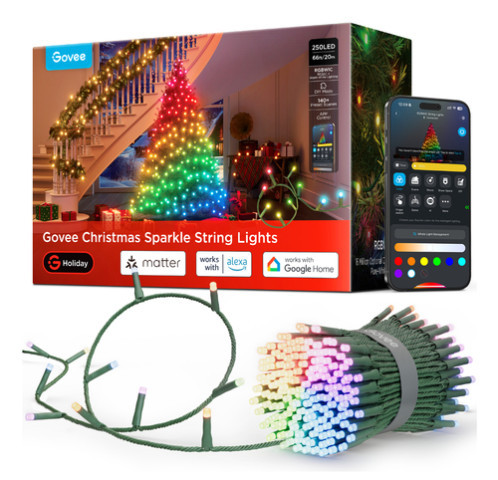 Govee LED Guirlande Noël 20m 212461-32 Govee LED Guirlande Noël 20m 212461-32