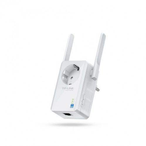TP-LINK Wireless Range Extender with Socket TL-WA860RE N300 Wireless 802.11n/300Mbps LAN/WAN White EU DP1650837-32
