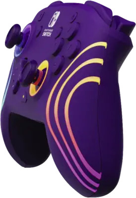 PDP Afterglow Wave Wireless Controller NS Purple 154865-36 PDP Afterglow Wave Wireless Controller NS Purple 154865-36