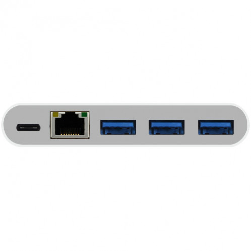 Macally UC3HUB3GBC Adaptateur USB-C vers USB-C / 3 x USB-A / RJ-45 ADPMAY0007-31