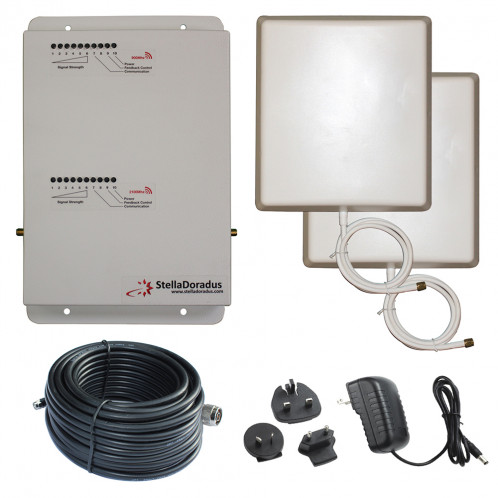 Stella Doradus Booster / répéteur / amplificateur des signaux GSM + 3G / 900 2100Mhz 1000m² SDB9003G01-31
