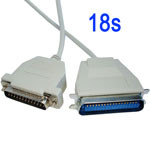Câble pour imprimante IEEE 1284 vers DB25 25 Pin Male 1.5M CIIEEE01-31