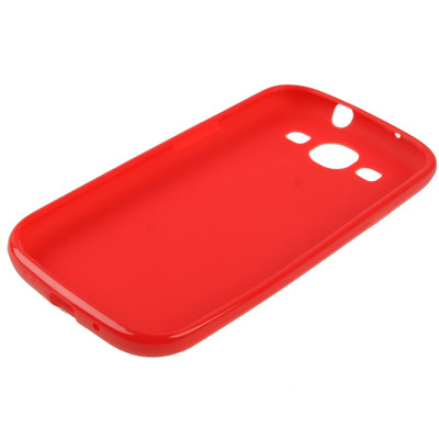 Coque en plastique flexible pour Samsung Galaxy SIII Rouge CPFSGS3R01-32