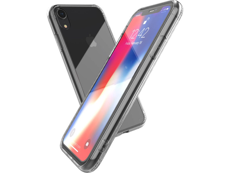 coque iphone xr transparente et verre trempe