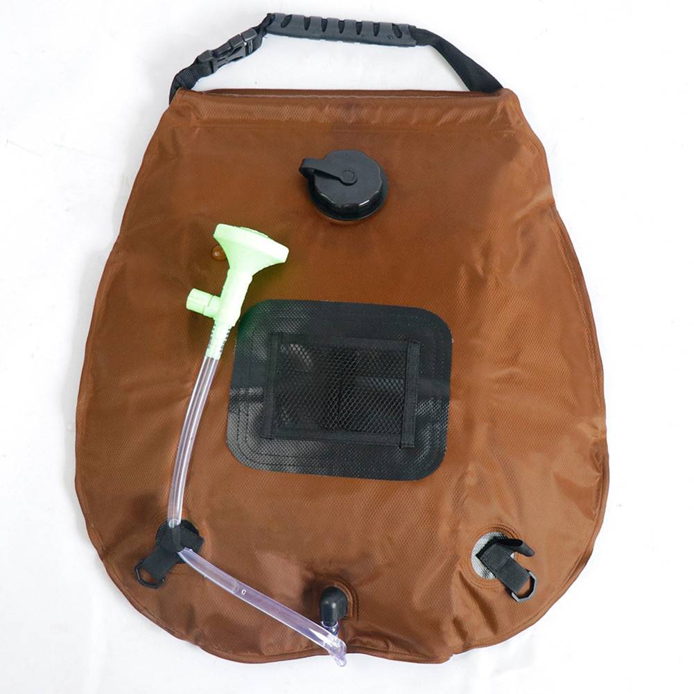 20L extérieur solaire sac d'eau camping randonnée douche sac de stockage  d'eau portable pliant mountaineering bain bag