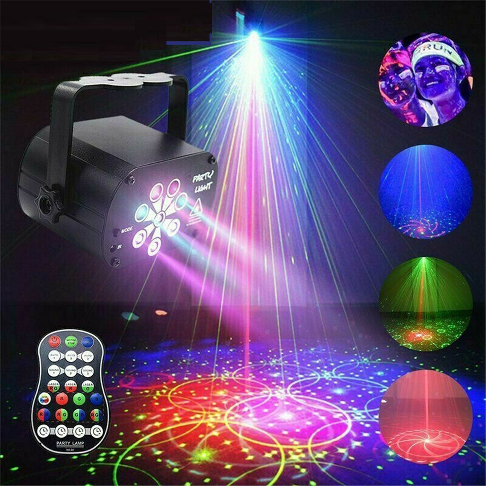 Lampe de fête Disco Party 128 lumières lumières de scène stroboscope LED DJ  intérieur ampoule de danse colorée modèle enfichable USB