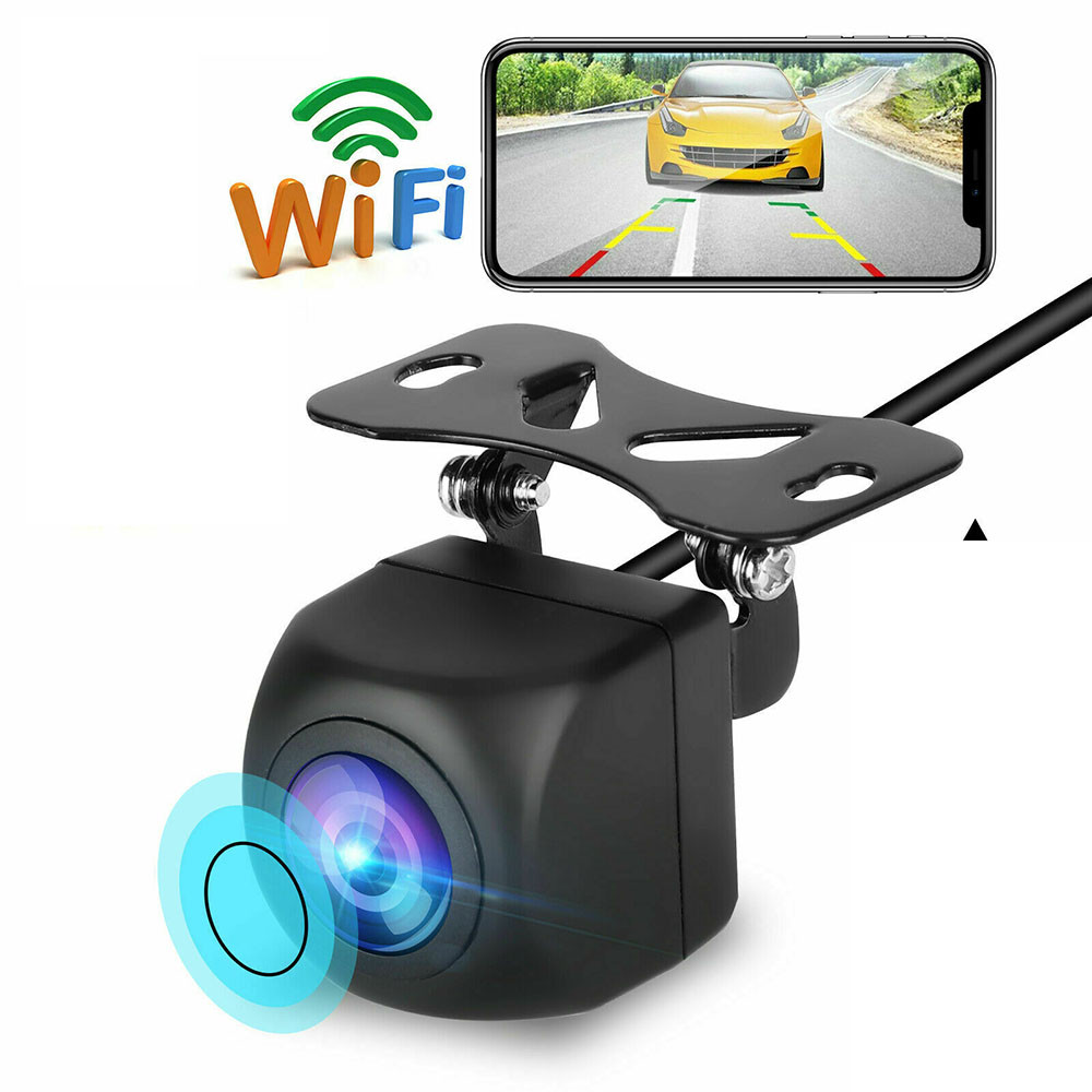 1080p Wifi Caméra de recul Haute définition Vision nocturne Caméra de recul  Enregistreur de conduite étanche Transmission sans fil
