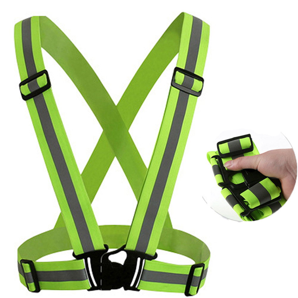 Unisexe en plein air cyclisme gilet de s curit v lo ruban v lo