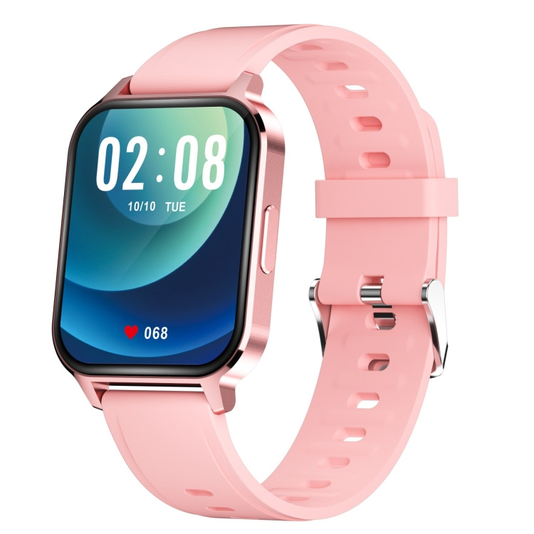 Q18 1,7 pouces écran couleur TFT IP68 montre intelligente étanche, rappel  d'appel de soutien / moniteur de fréquence cardiaque / moniteur de  saturation en oxygène sanguin (rose rose)