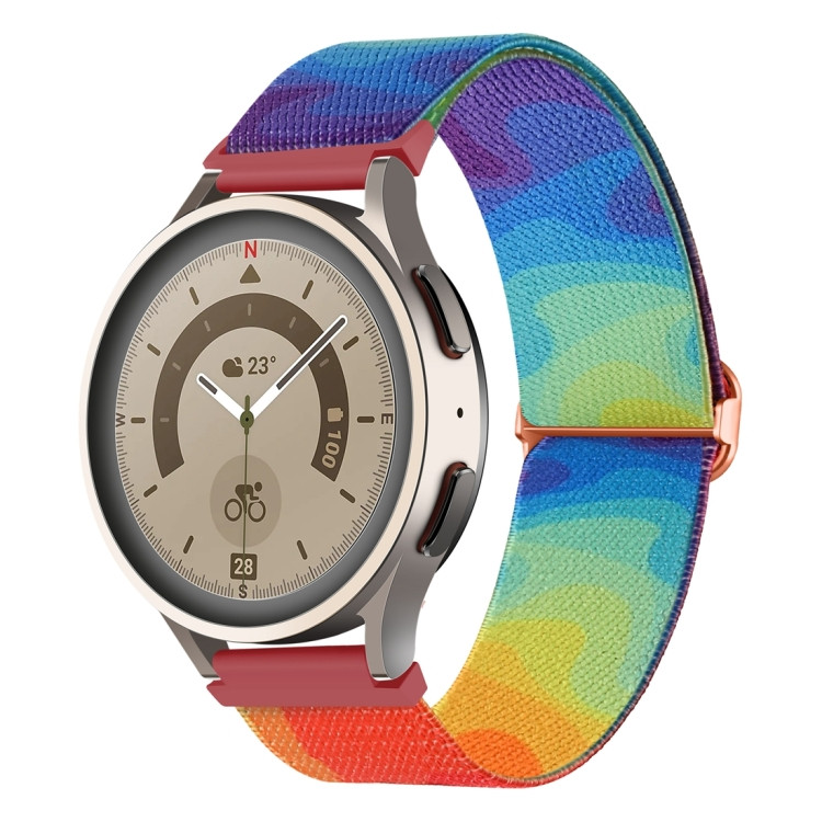 Pour Coros Apex Pro Apex 46mm 22mm Bracelet de montre a boucle tissee en nylon colore peint liquide colore