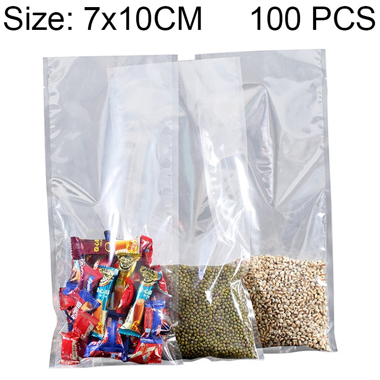 100 PCS emballage sous vide alimentaire sac en plastique transparent sac de  conservation en nylon, taille: 7 cm x 10 cm
