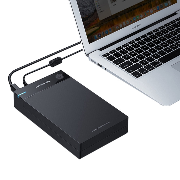 UGREEN US222 HDD Enclosure 2.5 / 3.5 pouces SATA vers USB 3.0 SSD