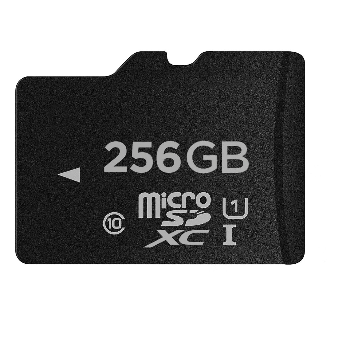 Carte mémoire micro SD (TF) classe 10 à grande vitesse de 256 Go de Taiwan,  écriture: 8mb / s, lecture: 12mb / s (capacité réelle à 100%)