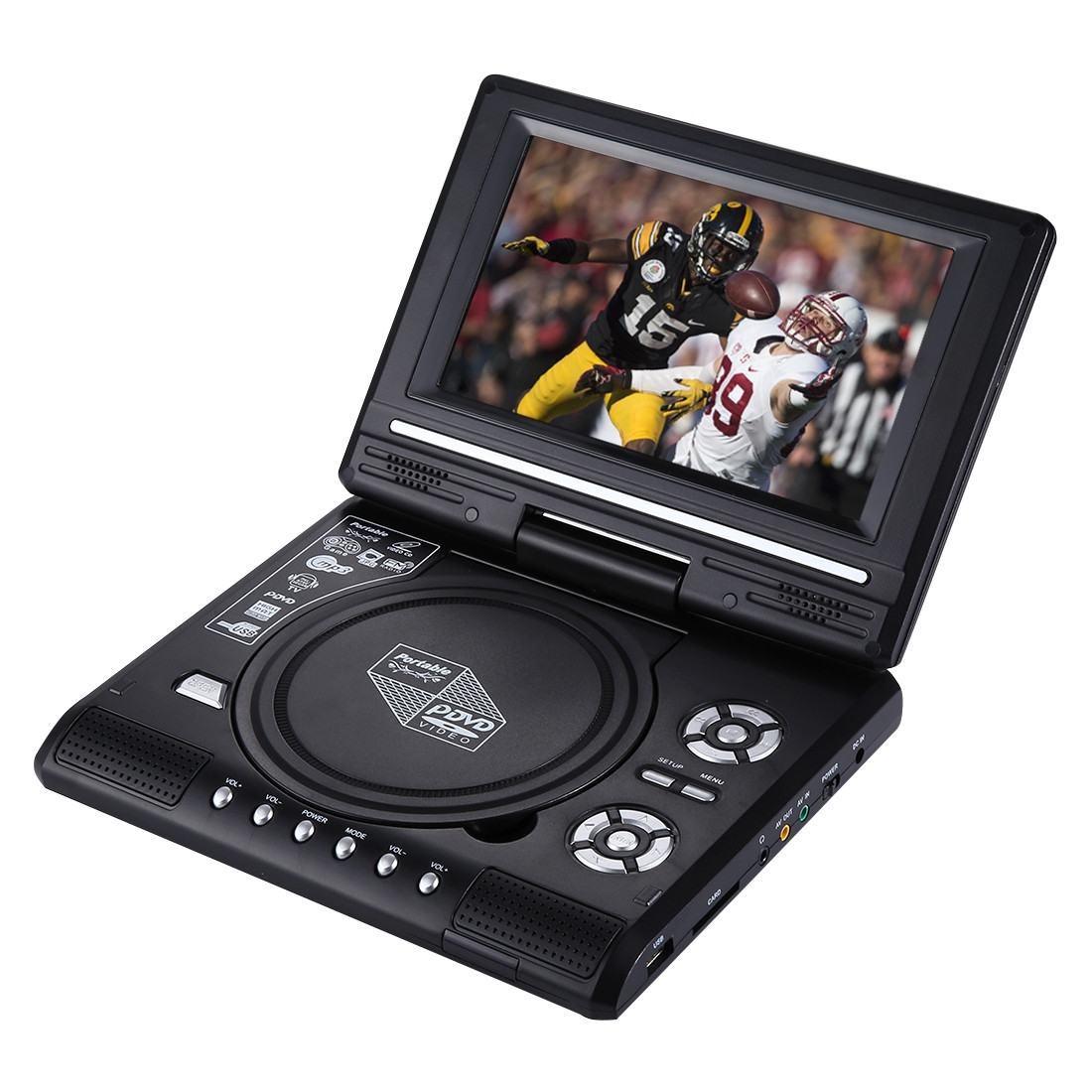 Lecteur de DVD portable avec TV et l'USB SD/MMC/MS et jeu - Chine