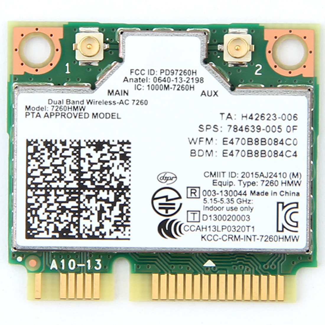 Mini-Carte Wifi HP BCM94311MCAGBP3 418564-002 441075-002 PCI-e 802.11abg  WLAN - MonsieurCyberMan