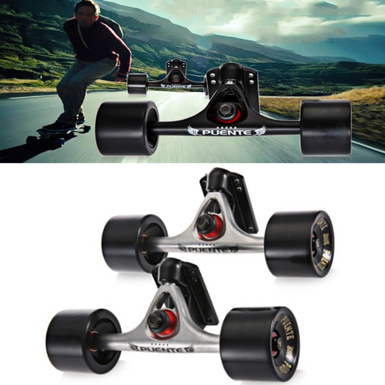 PUENTE 7 pouces Skateboard P Bridge (support) + roues de