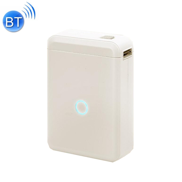 D110 Etiqueteuse Bluetooth, Mini Imprimante Etiquette Autocollante, Mini  Etiqueteuse Bluetooth Portable Rechargeable,Compatible avec iOS Android  pour